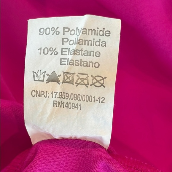 Donna Jo Sunshine Sleeveless Polo Shirt UPF 50+ Magenta Size Medium - Picture 10 of 13